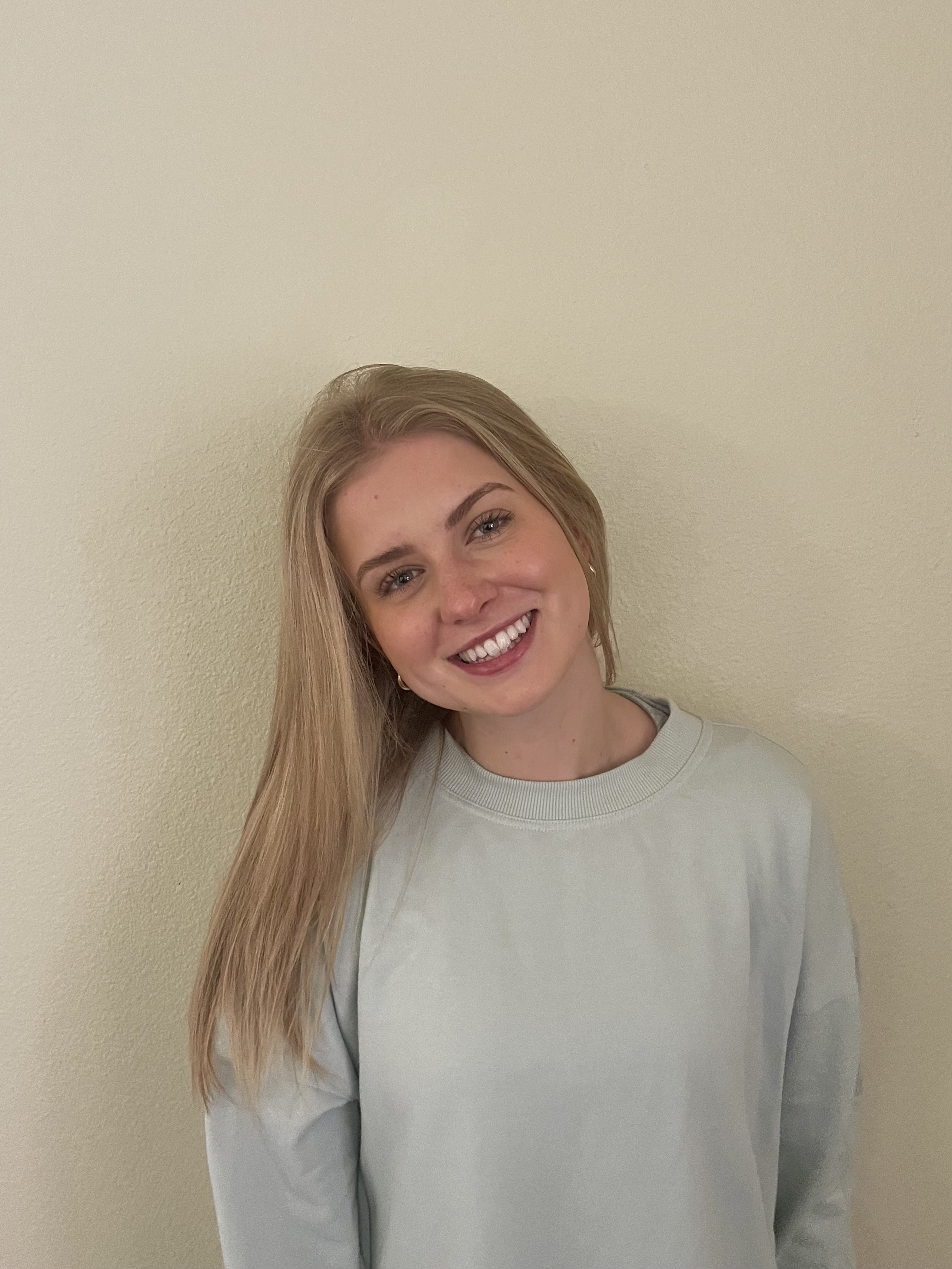 The first student employee of the month Reagyn Shoop